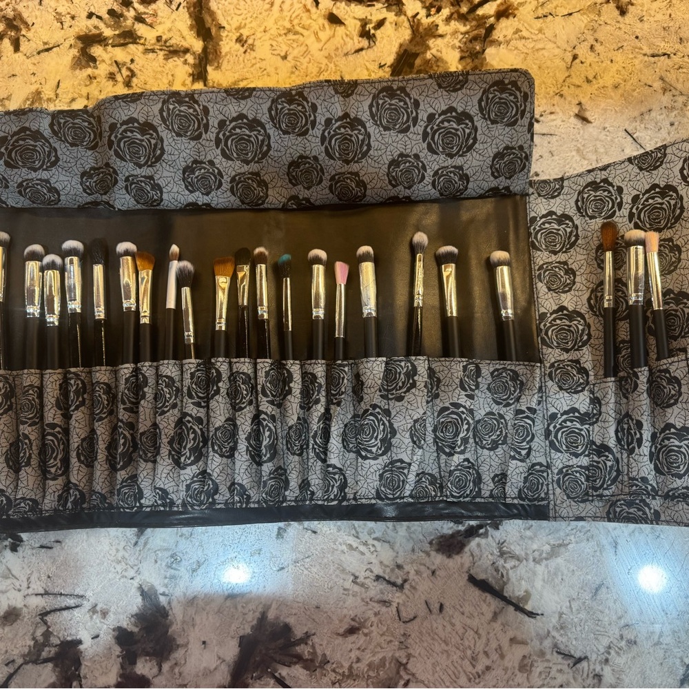 Floral Makeup Brush Set